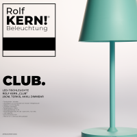 LED-Tischleuchte ROLF KERN „Club Mini“ 25cm,...