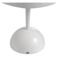 LED-Tischleuchte ROLF KERN „Stil“ 24cm, weiß, Akku, dimmbar