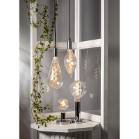 LED-Tropfenlampe Decoled, E37, 2200K, 150lm, 2W, warmweiß, dimmbar