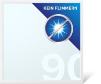 LECOM Flimmerfreies LED Panel 62 x 62 cm CRI >90 3.600 Lumen 40 Watt Lichtfarbe wählbar 3.000 K warmweiß