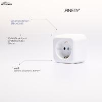 Aufputz-Set McPower Finery Garage, 4-teilig, weiß