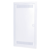 HW/UP Kommunikationsverteiler, 3-reihig, Montageplatte, 3-fach Steckdose