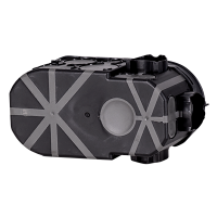 Unterputz Elektronikdose mit Rohrstutzen