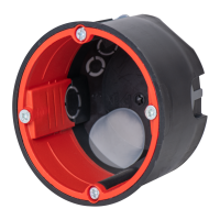 Brandschutz Installations Hohlwandose, 62mm Einbautiefe