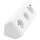 Steckdosenblock McPower Cup Aufbau, weiß, 3-fach Schutzkontakt + USB