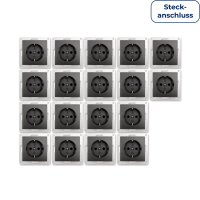 Schutzkontakt-Steckdose McPower Flair 250V~/16A, UP,...