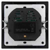 Schutzkontakt-Steckdose mit 2x USB McPower Flair 250V~/16A, 5V/2,1A, 12er-Pack