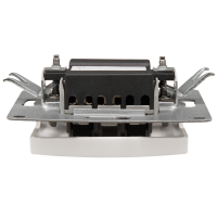 Wechselschalter McPower Flair Steckanschluss, weiß, inkl. Rahmen, 20er-Pack