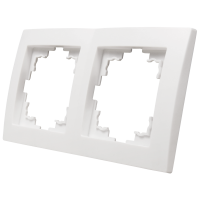 Rahmen McPower Flair, 2-fach, weiß, 33er-Pack