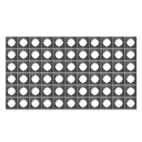 Rahmen McPower Flair, 1-fach, anthrazit, 66er-Pack