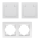 Steckdosen Set McPower Flair Beginner 2S-IP44, 3-teilig, weiß, IP44