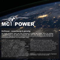 Unterputz IR Bewegungsmelder McPower Flair 160°, 750W, LED geeignet, weiß