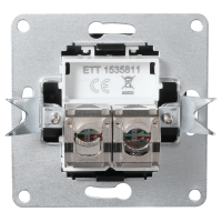 Netzwerk-Dose McPower Flair CAT6A, UP, weiß,...