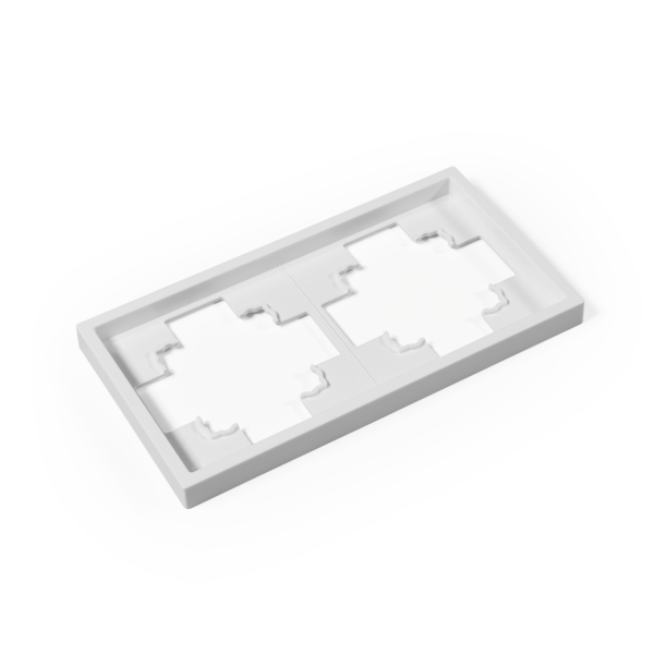 Rahmen McPower Shallow 2-fach, weiß