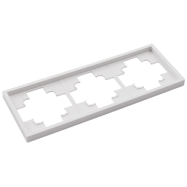 Rahmen McPower Shallow 3-fach, weiß