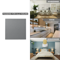 Kreuzschalter McPower Shallow 250V~/10A, UP, Steckanschluss, anthrazit