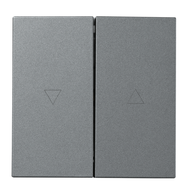 Jalousie-Taster McPower Shallow 250V~/10A, UP, Steckanschluss, anthrazit