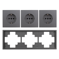 Steckdosen Set McPower Shallow Beginner 3S-Profi 4-teilig, Steckanschluss