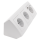 Steckdosenblock McPower Flair weiß, 3-fach Schutzkontakt + USB-C / USB-A