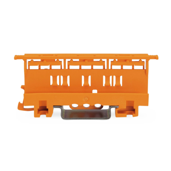 Befestigungsadapter WAGO, 4mm², Schraubmontage, orange