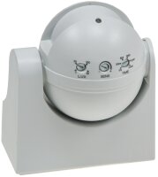 Aufputz Bewegungsmelder "CBM HF" 180° LED geeignet, IP44, 1-1200W, weiß