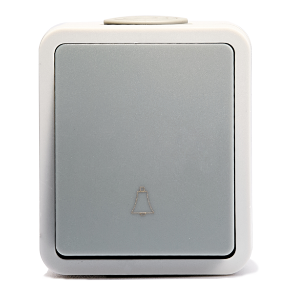 Feuchtraum Taster McPower Fix, Steckanschluss, IP54, 250V~/10A, AP