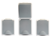 Feuchtraum Set McPower Fix Vorraum, 3-teilig, IP54,...