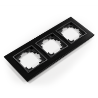 Rahmen McPower Flair, 3-fach, schwarzes Aluminium
