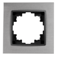Rahmen McPower Flair, 1-fach, silbernes Aluminium