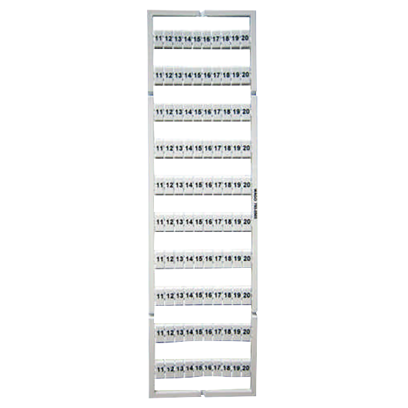 WMB-Beschriftungskarte WAGO, als Karte, nicht dehnbar, aufrastbar, bedruckt