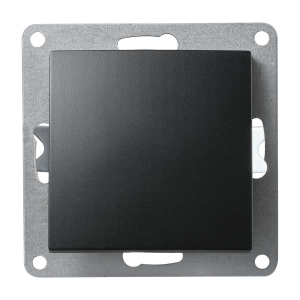 Wechselschalter McPower Flair, 250V~/10A, UP, matt schwarz