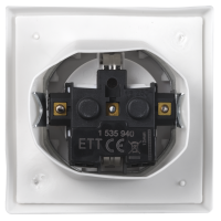 Schutzkontakt-Steckdose McPower Shallow 250V/16A, UP, IP44, Steckanschluss