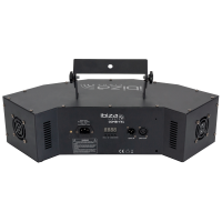 LED-Lichteffekt IBIZA COMBI-FX4 DMX gesteuert, 3in1 Wash-Moon-Strobe