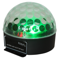 LED-Lichteffekt IBIZA ASTRO1 3x 3W RGB-LEDs, 81 Linsen