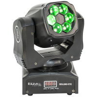 LED-Wash-Effekt-Moving-Head IBIZA ROLLING-EYE 6x 12W...