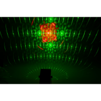 LED & Laser-Effekt IBIZA TINYLED-LASRGB, akkubetrieben, 1x 3W 3-in-1 RGB-LED