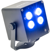 LED-Wash-Effekt IBIZA TINYLED-RGB-WASH, akkubetrieben, 4x 3W RGB LED