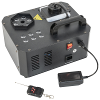 Nebelmaschine IBIZA SPRAY-COLOR-1000, 1000W, mit RGB-Beleuchtung