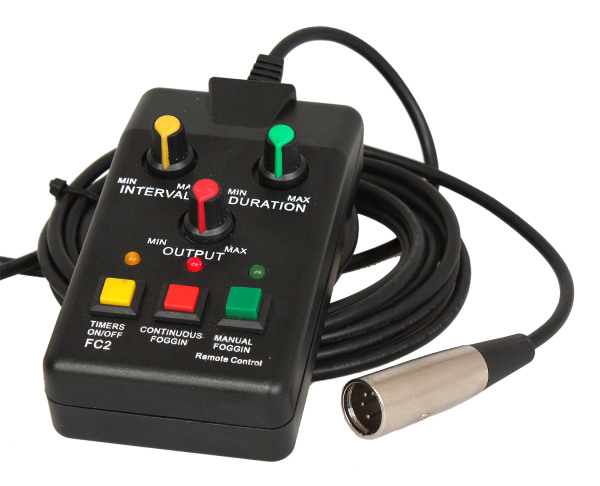 Programmierbare Nebelmaschine IBIZA LSM1200PRO Fernbedienung, DMX, 1200W