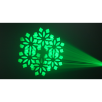 LED-Moving Head IBIZA E-SPOT100, 100W, mit RGB-LED-Ring