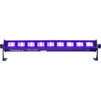 LED-Schwarzlicht-Leiste IBIZA LED-UVBAR18, 18x3W LEDs