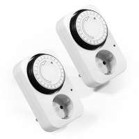 Analoge Zeitschaltuhr McPower AZ-41 2er-Pack, 15 Minuten...