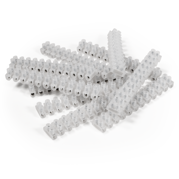 Lüsterklemme 12 Klemmen, 4,5mm², 5A, transparent, 10er-Pack