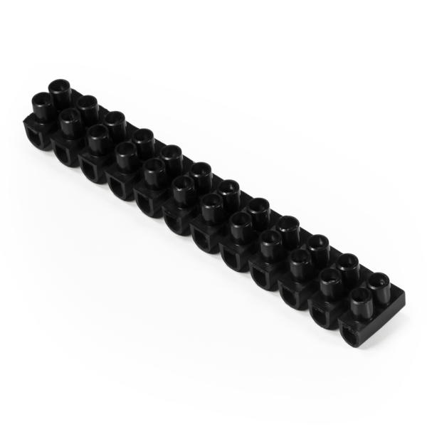 Lüsterklemme 12 Klemmen, 4,5mm², 5A, schwarz