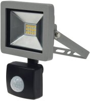 LED-Strahler SlimLine "CTF-SLT10 PIR" 10W, IP44, 750lm, 4200K, Bewegungsmelder