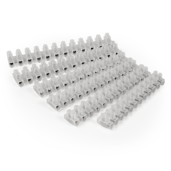 Lüsterklemmen-Sortiment 6-teilig: 1x4A, 3x6A, 2x10A, jeweils 12 Klemmen