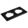 Glas-Rahmen McPower Flair, 2-fach, schwarz