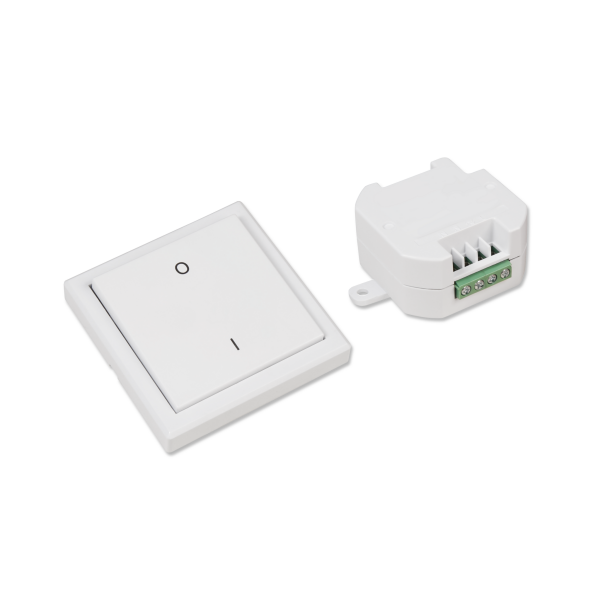 Funk-Schalter Set McPower Comfort Empfänger + Wandtaster, max. 2000W
