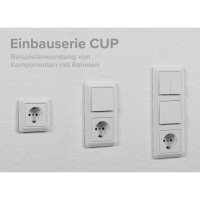 Schalter und Steckdosen Set McPower Cup Standard, 20-teilig, weiß