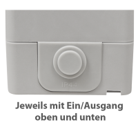 Feuchtraum Set McPower Taff Starter 8-teilig, grau, IP44